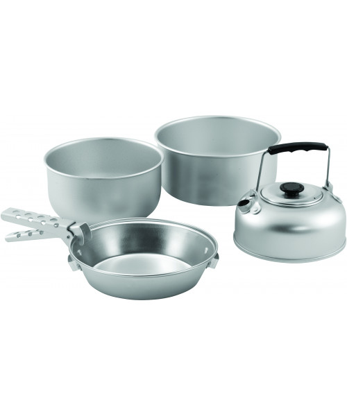 Набір туристичного посуду Easy Camp Adventure Cook Set L Silver (580039)