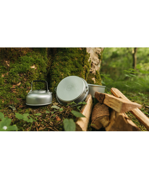 Набір туристичного посуду Easy Camp Adventure Cook Set L Silver (580039)
