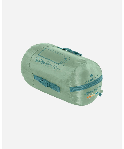 Спальний мішок Ferrino Lightec SSQ 950 +5°C Green Left (86652QVVS)