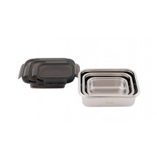 Набір харчових контейнерів із нержавіючої сталі Outwell Camper Food Box Set 3 шт (651210)