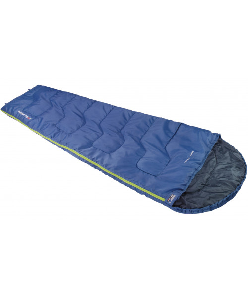 Спальний мішок High Peak Easy Travel/+12°C Blue/Dark Blue Left (20090) Спальний мішок High Peak Easy Travel/+12°C Blue/Dark Blue Left (20090)