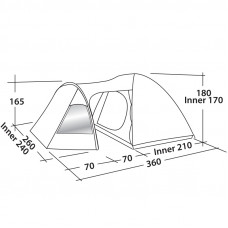 Намет Easy Camp Blazar 400 Rustic Green (120385)