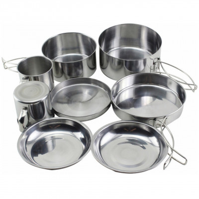 Набір посуду Highlander Peak Weekender Cookware Kit Metallic (CP215)