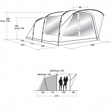 Намет Outwell Oakwood 5 Green (111209)