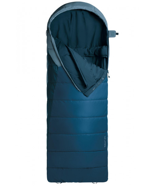 Спальний мішок Ferrino Yukon Square +7°C Blue-Grey Right (86381RBGDX)