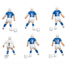 Комплект запасних гравців для настільного футболу Stiga Team Blue/White (7113-2043-22)