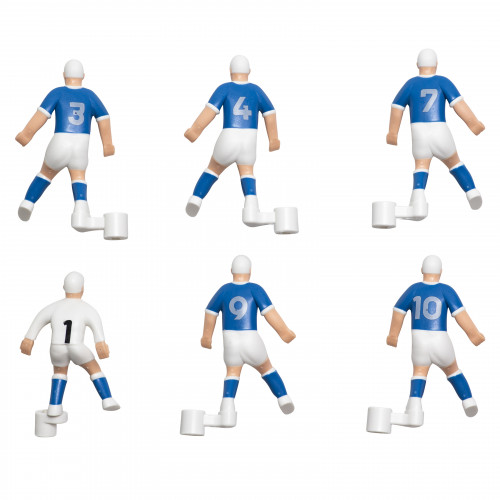 Комплект запасних гравців для настільного футболу Stiga Team Blue/White (7113-2043-22)
