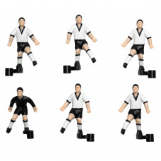 Комплект запасних гравців для настільного футболу Stiga Team White/Black (7113-2043-21)