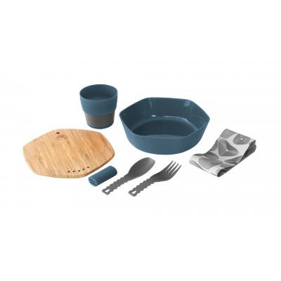 Набір туристичного посуду Robens Leaf Meal Kit Ocean Blue (690277)