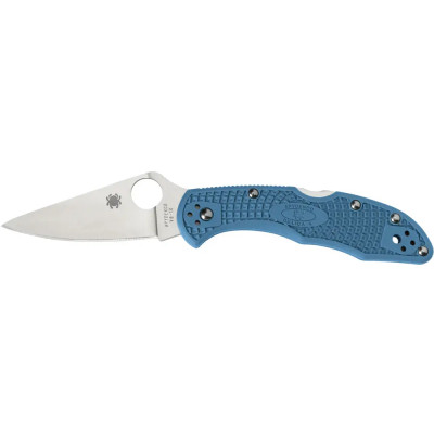 Ніж Spyderco Delica 4 Flat Ground Blue