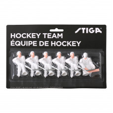 Комплект запасних гравців для настільного хокею Stiga Team HG White/White Paint On Your Own (7111-9080-11)