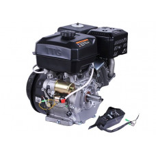 Двигун 190FE - бензин (під шпонку діаметр 25 мм) (15 к.с.) з електростартером - TTG