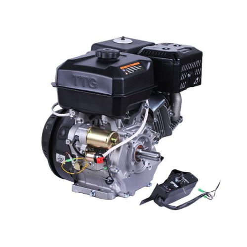 Двигун 190FE - бензин (під шпонку діаметр 25 мм) (15 к.с.) з електростартером - TTG