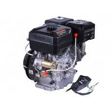 Двигун 192FE - бензин (під шпонку діаметр 25 мм) (16 к.с.) з електростартером - TTG