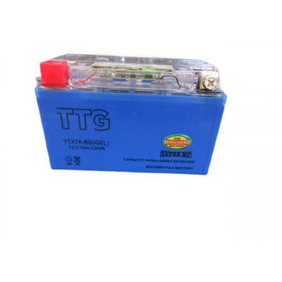 Акумулятор гелевий YTX7A-BS 7АH 150*87*94 мм синій, З ІНДИКАТОРОМ TTG - OUTDO