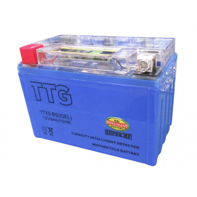 Акумулятор гелевий YTX9-BS 9АH 150*87*107 мм синій, З ІНДИКАТОРОМ TTG - OUTDO