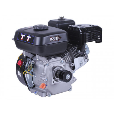 Двигун 170F - бензин (під шпонку діаметр 20 мм + шків) (7 к.с.) TT