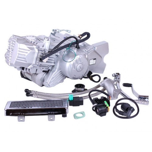 Двигун W190 1P62FMJ X-PIT + нижній електростартер, 5 передач, масляне ох. Двигун W190 1P62FMJ X-PIT + нижній електростартер, 5 передач, масляне ох.