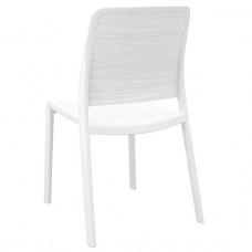 Стілець садовий пластиковий Keter Charlotte Deco Chair, білий