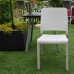 Стілець садовий пластиковий Keter Charlotte Deco Chair, білий Стілець садовий пластиковий Keter Charlotte Deco Chair, білий