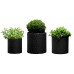 Набір горщиків для квітів Keter Cylinder Planter Set, сірий