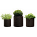 Набір горщиків для квітів Keter Cylinder Planter Set, коричневий