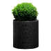 Горщик для квітів Keter 39 л. Cylinder Planter Large, сірий