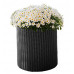 Горщик для квітів Keter Cylinder Planter Small, 7 л, сірий