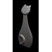 Статуетка N700/B "Кіт" 34 см, т.-сір.