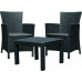 Комплект садових меблів Keter Rosario balcony set, графіт - прохолодний сірий