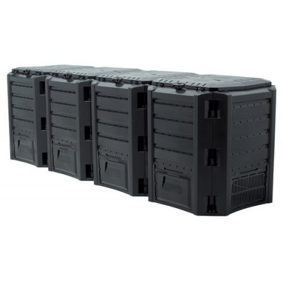 Компостер садовий PROSPERPLAST MODULE COMPOGREEN 1600 л, чорний