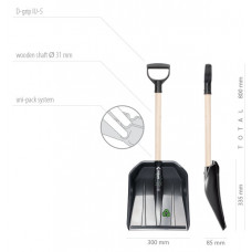 Лопата Prosperplast Nanga Eco Car, авто, 30*80 см.