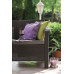 Софа садова пластикова Keter Corfu love seat max, коричнева Софа садова пластикова Keter Corfu love seat max, коричнева