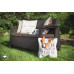 Софа садова пластикова Keter Corfu love seat max, коричнева Софа садова пластикова Keter Corfu love seat max, коричнева