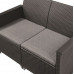 Комплект садових меблів Keter Emma 2 seater set, сірий