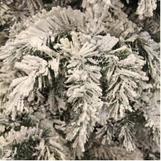 Гірлянда 180 см. декоративна Dinsmore Frosted зелена зі снігом