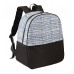 Ізотермічна сумка-рюкзак Time Eco TE-3025, 25 л, білий принт смужка