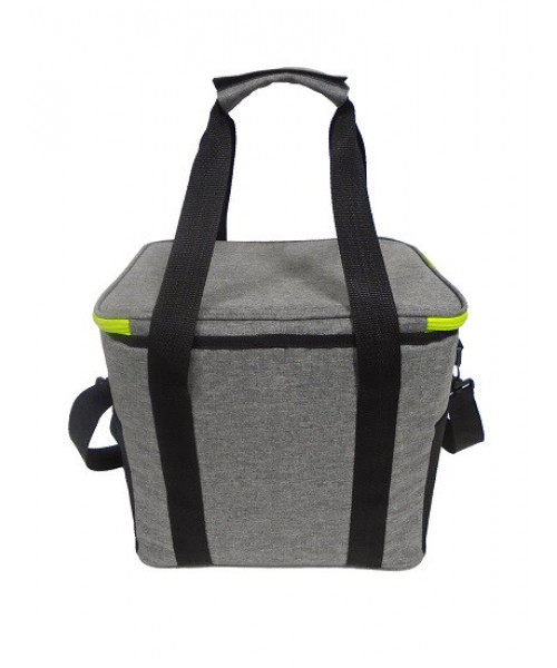 Сумка-холодильник Time Eco TE-320S, 20 л, сіра з чорним