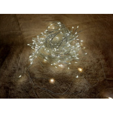Гірлянда-кластер, срібна струна, 20 м, "Luca Lighting", теплий білий