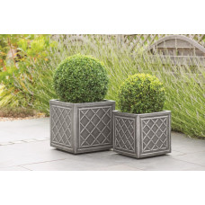 Горщик для квітів Keter Square Lead Effect Planter 47 л