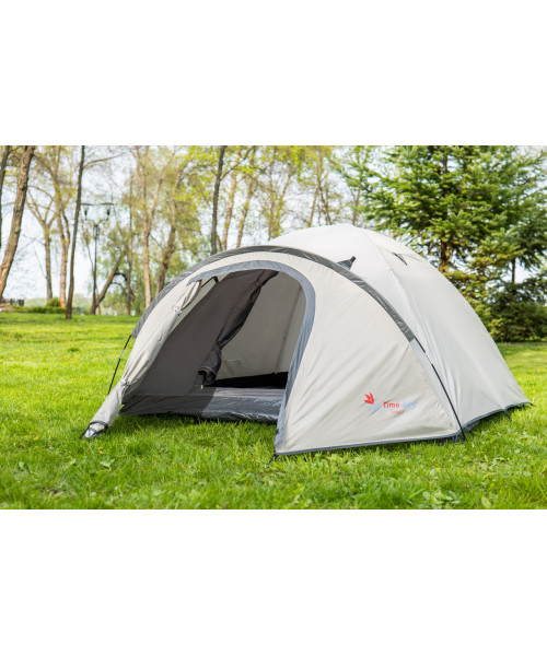 Туристичний намет тримісний Time Eco Travel-3, сіро-бежевий