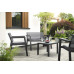 Набір меблів Keter Emily Patio set з подушками, графіт Набір меблів Keter Emily Patio set з подушками, графіт