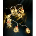 Гірлянда-струна "Санта", "Luca", 1,2 м, 10 LED теплий білий