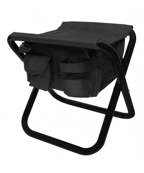 Стілець розкладний із сумкою NeRest NR-25 S, чорний