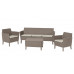 Комплект садових меблів Keter Salemo 3 seater set, бежевий