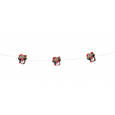 Гірлянда-струна "Пінгвін" Chomik, 2,2 м, 20 LED теплий білий