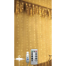 Гірлянда-штора Chomik, 3х3 м, 300 LED теплий білий, USB з пультом