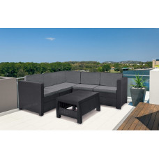 Комплект садових меблів Keter Provence Set, графіт