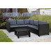 Комплект садових меблів Keter Provence Set, графіт