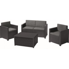 Комплект садових меблів Keter Monaco set, сірий